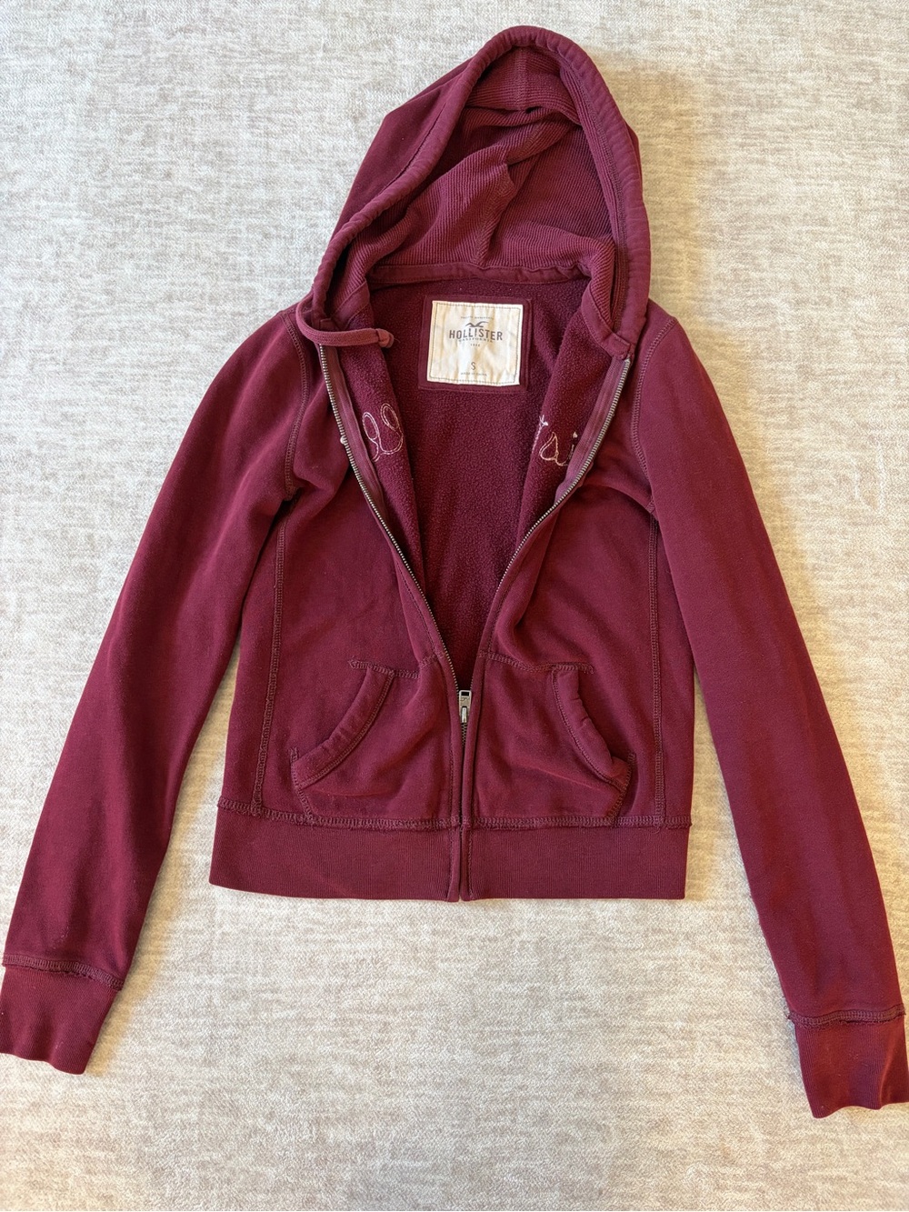 Vintage Hollister Zip Up Hoodie - Picture 2 of 4
